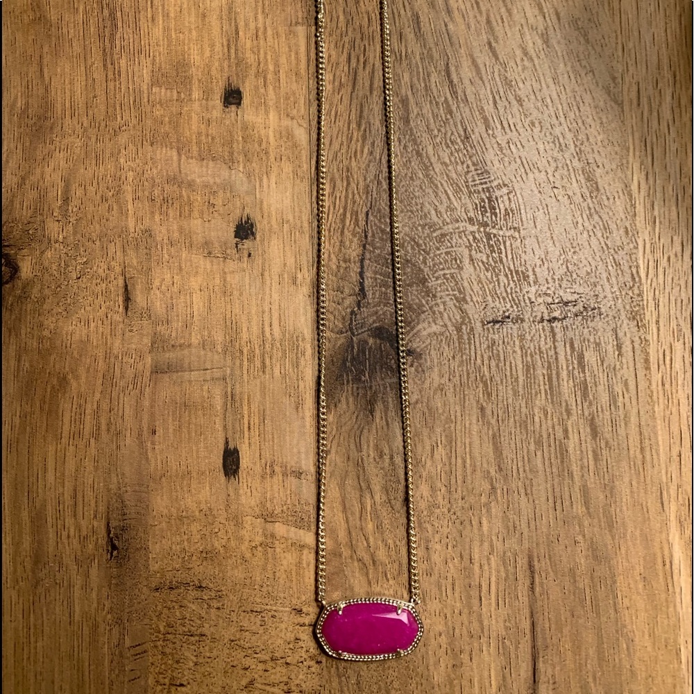 Kendra Scott Pink Stoned Necklace (Dylan)